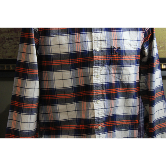 American Eagle Outfitters Plaid Long Sleeve Slim Fit Button Down Shirt - Picture 5 of 10